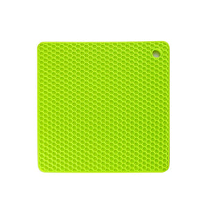 7-inch Silicone Pot Holder, Trivet Mat, jar Opener, spoon Rest  Non Slip, Flexible, Durable, Heat Resistant Hot Pads Thicker