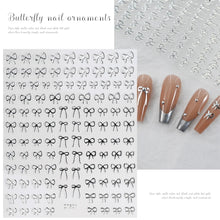 Load image into Gallery viewer, 1pcs 3D Bronzing Gold Love Heart Nail Art Stickers Y2K Holographic Stars Sun Sliders Starlight DIY Decals Manicure Decoration