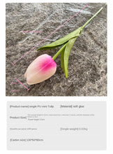 Load image into Gallery viewer, 5PCS 32CM Soft Adhesive Tulip Artificial Flower Home Model Room Decoration Tulip Wedding Hotel Decoration Flower
