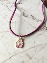 Load image into Gallery viewer, Pastel Purple Unicorn Necklace