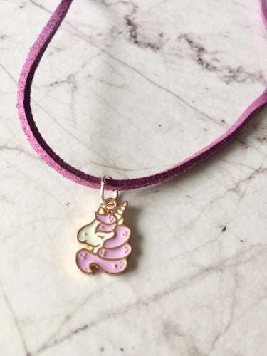 Pastel Purple Unicorn Necklace