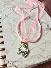 Load image into Gallery viewer, Rainbow Unicorn Necklace