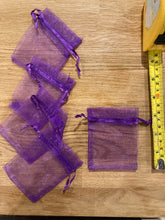 Load image into Gallery viewer, Organza Favour Bags purple