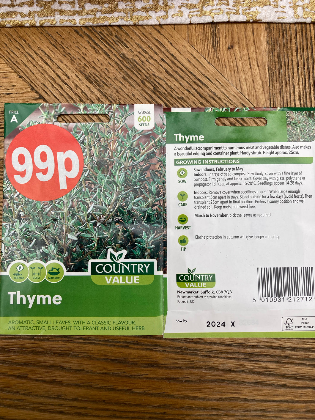 Thyme Herb Seeds