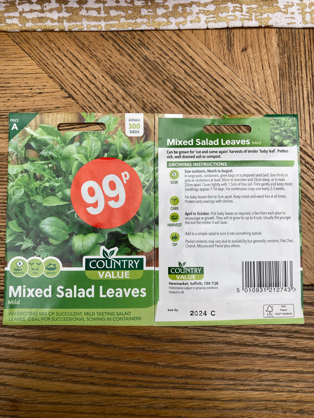 Mixed Salad Seeds