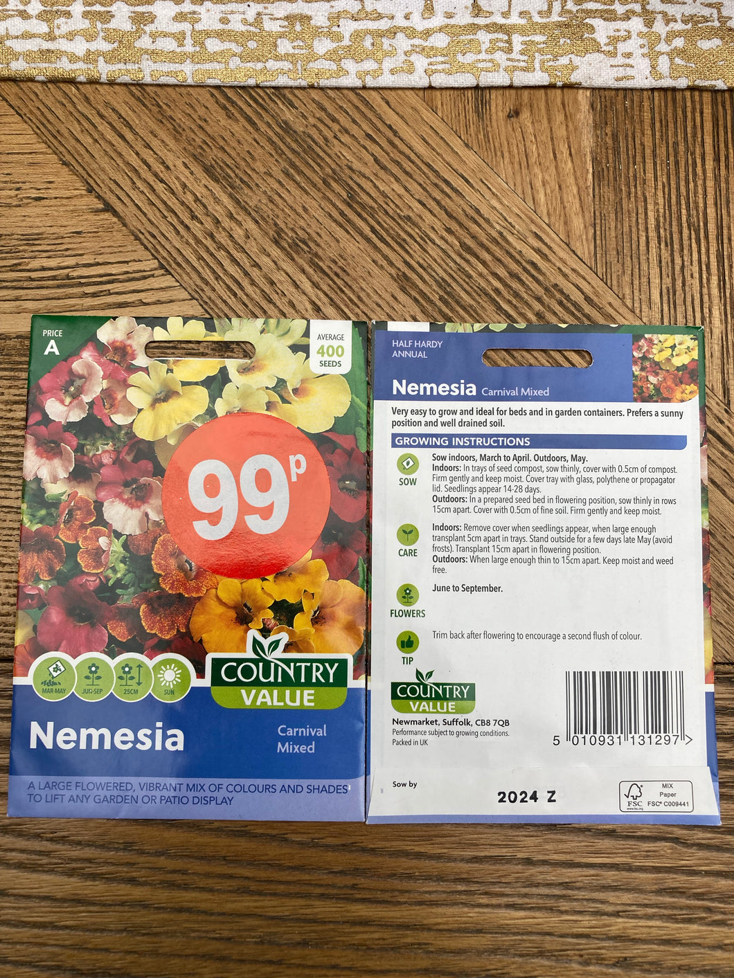 Nemesia Flower Seeds