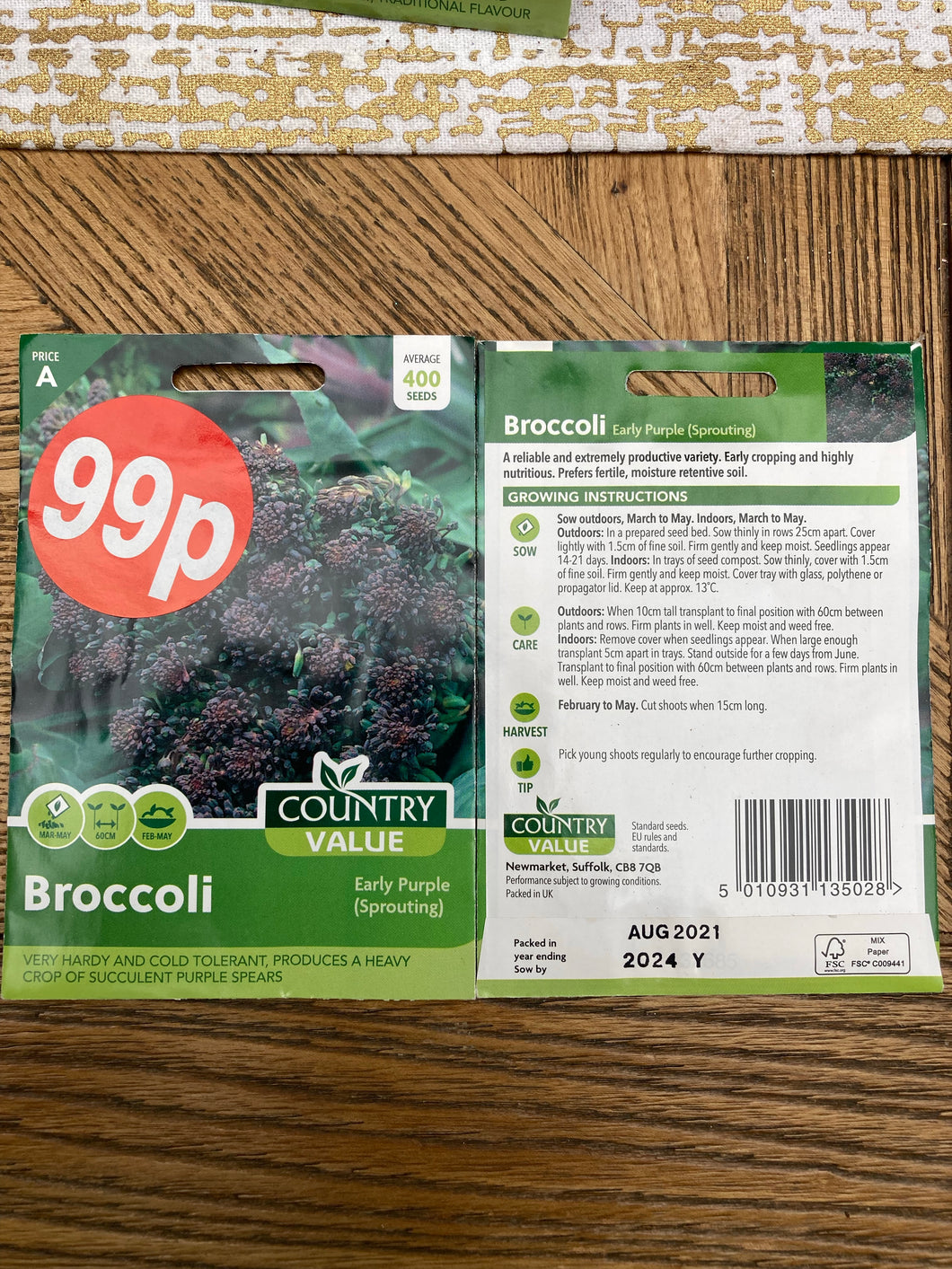 Purple Broccoli Seeds