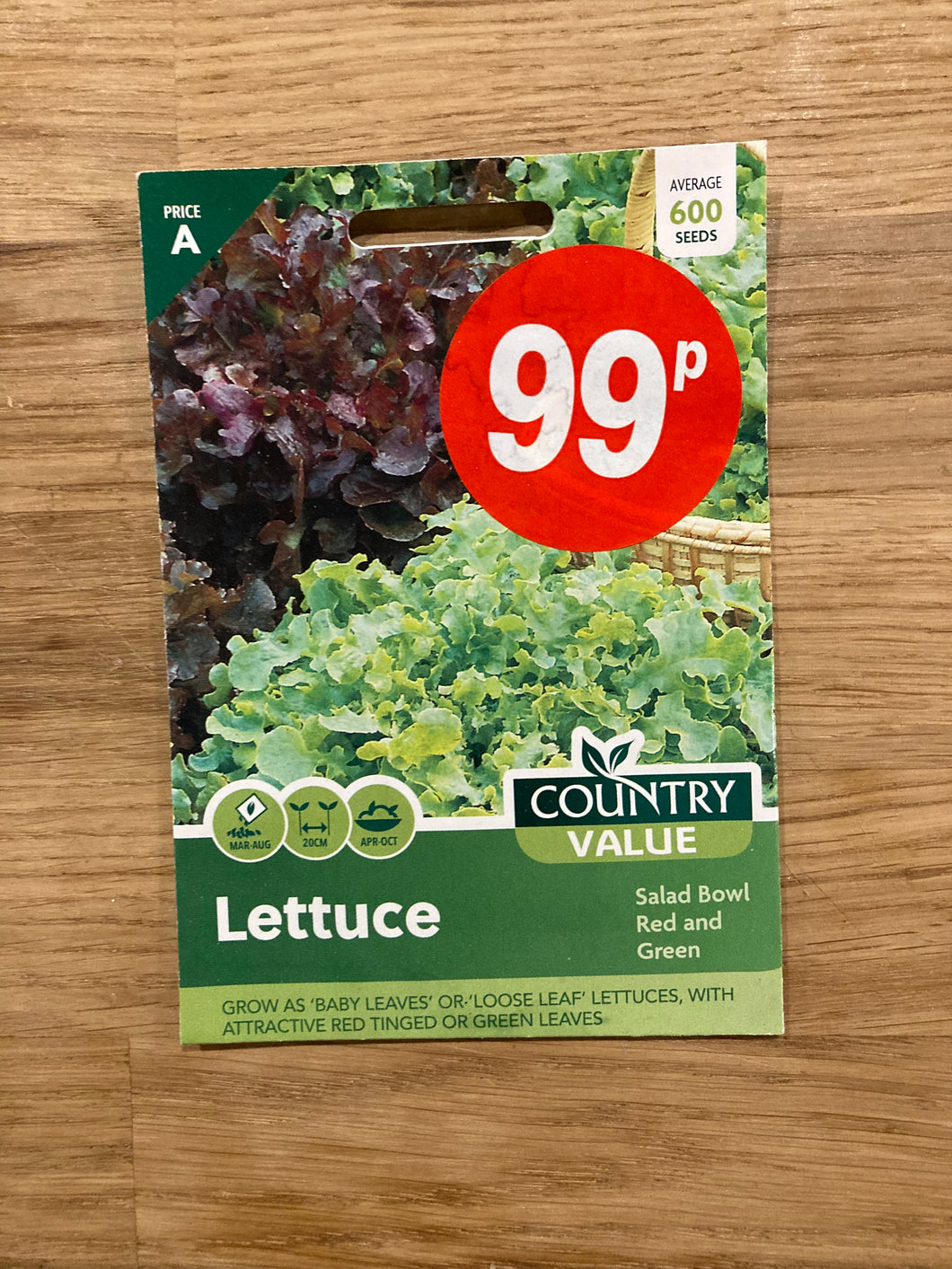 Lettuce Salad Bowl Mix Seeds