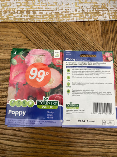 Poppy Flower Seeds