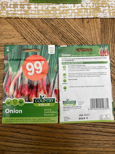 Red Spring Onion Seeds