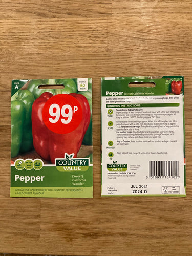 Bell Pepper Seeds